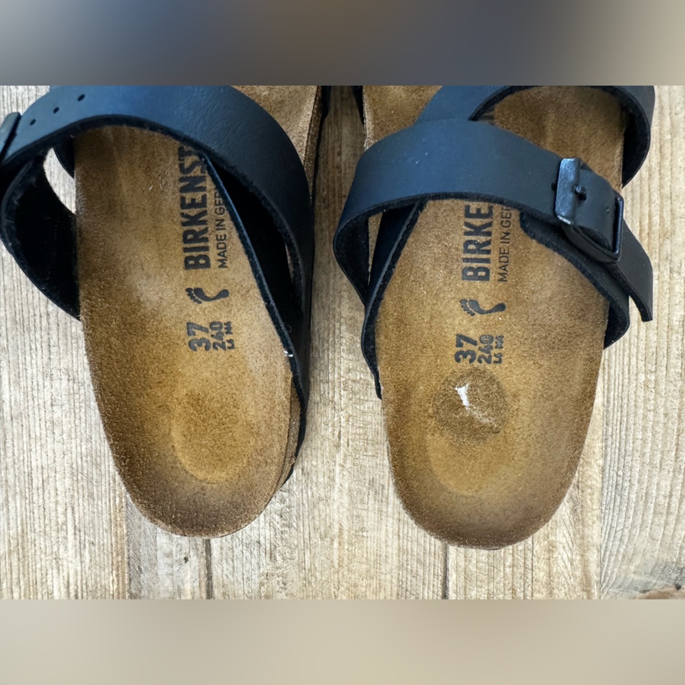 New Birkenstock Salina Birko-flor Black- Women's Size EU 37 US 6 $140 - Picture 6 of 9